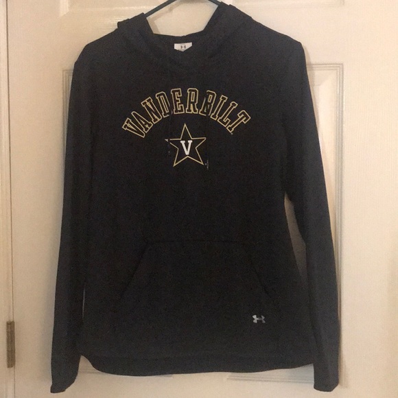 Black Vanderbilt Athletic Sweatshirt - Picture 1 of 1